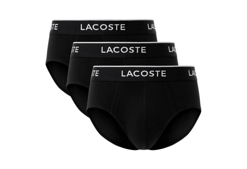 Lacoste Slip Brief Cotton Stretch (3-St., 3er Pack) mit Markenschriftzug am Bund von Lacoste