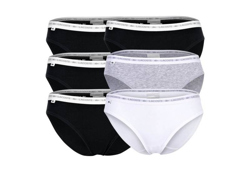 Lacoste Slip Damen Slip 6er Pack Baumwolle (Packung, 6er Pack) von Lacoste