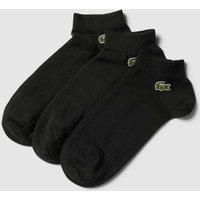 Lacoste Socken mit Logo-Stitching im 3er-Pack in Black, Größe 39/42 von Lacoste