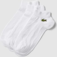 Lacoste Socken mit Logo-Stitching im 3er-Pack in Weiss, Größe 39/42 von Lacoste