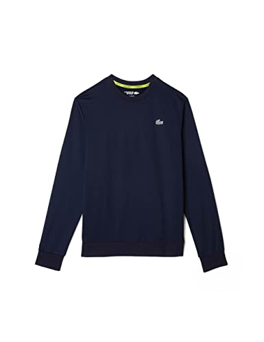 Lacoste Herren Sweatshirt SH9432, Männer Pullover,sportlicher Sweater,Logo,Regular Fit,Blau,4 von Lacoste