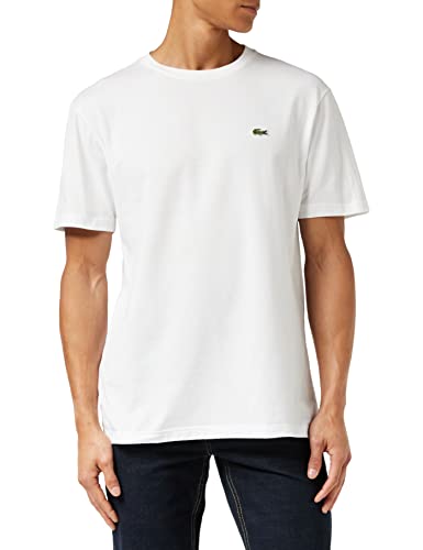 Lacoste Herren Th7618 T-Shirt, Weiß (Blanc), Large (Herstellergröße: 5) von Lacoste