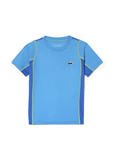 Lacoste Sport - Kinder T-Shirt, Blau/Blau/Gelb, 8 ans von Lacoste