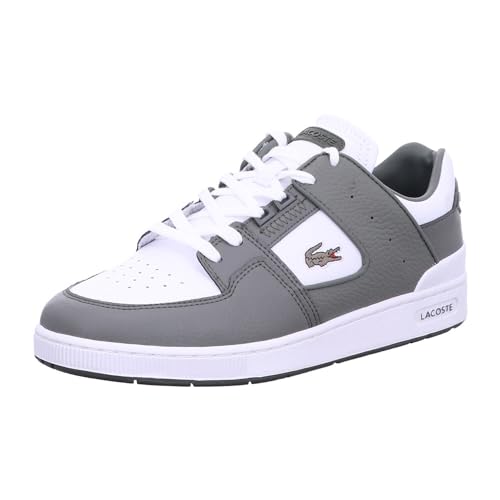 Lacoste Sport - Männer Court Snkr - 46SMA0044, WHT/KHK, 44 EU von Lacoste