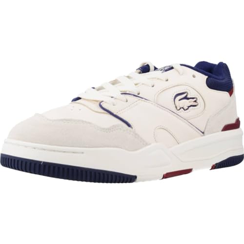 Lacoste Sport - Männer Court Snkr - 46SMA0088, Off White/Navy, 42 EU von Lacoste