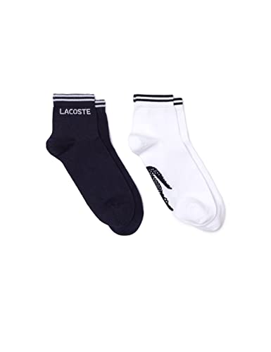 Lacoste Sport Unisex RA4187 Socken, Marine/Blanc, 47/50 von Lacoste