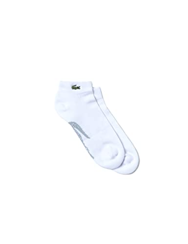 Lacoste Sport Unisex RA4188 Socken, Blanc/Argent Chine, 43/46 von Lacoste