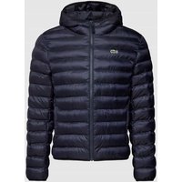 Lacoste Steppjacke mit Kapuze in Dunkelblau, Größe 60 von Lacoste