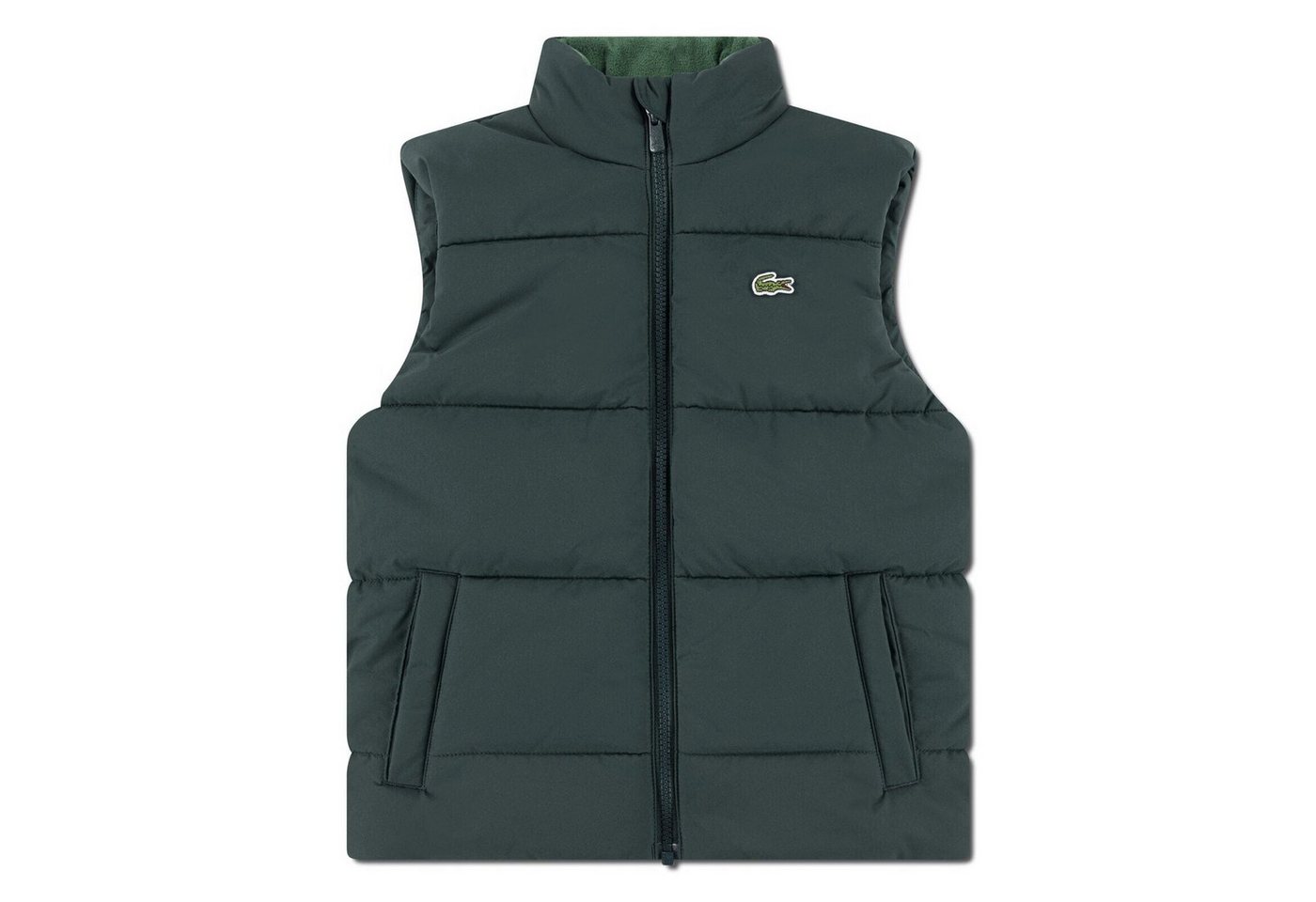 Lacoste Steppweste LACOSTE Kids Steppweste „Taffeta Puffer“ – Dunkelgrün von Lacoste