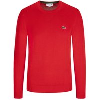 Lacoste Strick-Pullover mit Logo-Aufnäher, Regular Fit in XXL von Lacoste