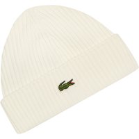 Lacoste Strickmütze aus Wolle mit Logo-Aufnäher in 0 von Lacoste