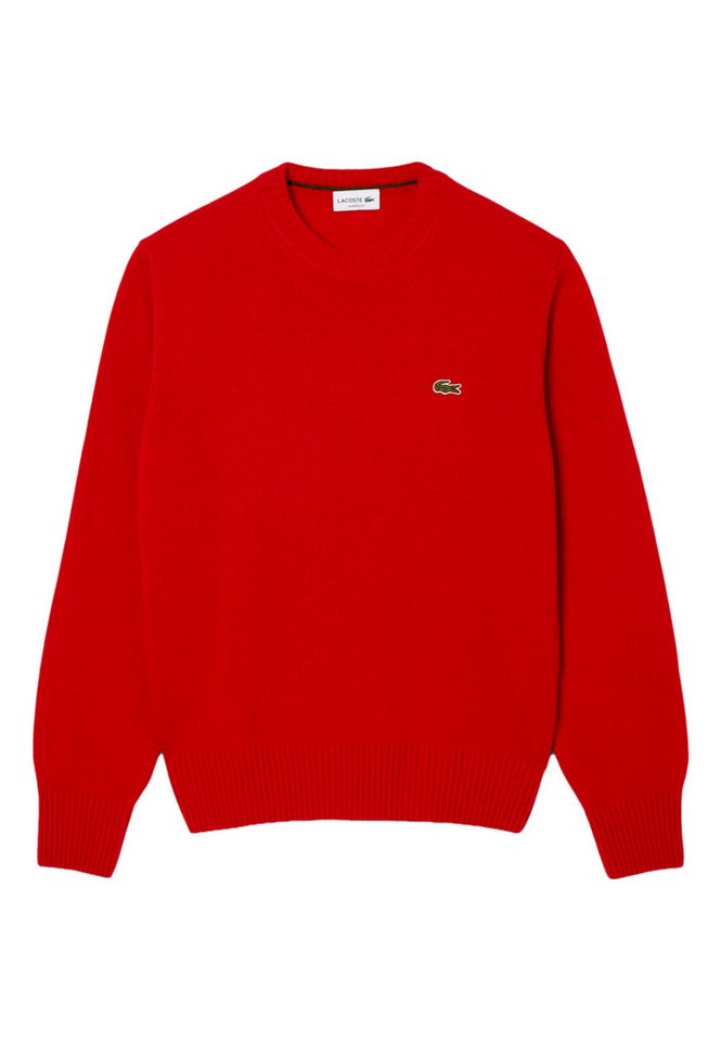 Lacoste Strickpullover Pullover Strickpullover R-Neck (1-tlg) von Lacoste