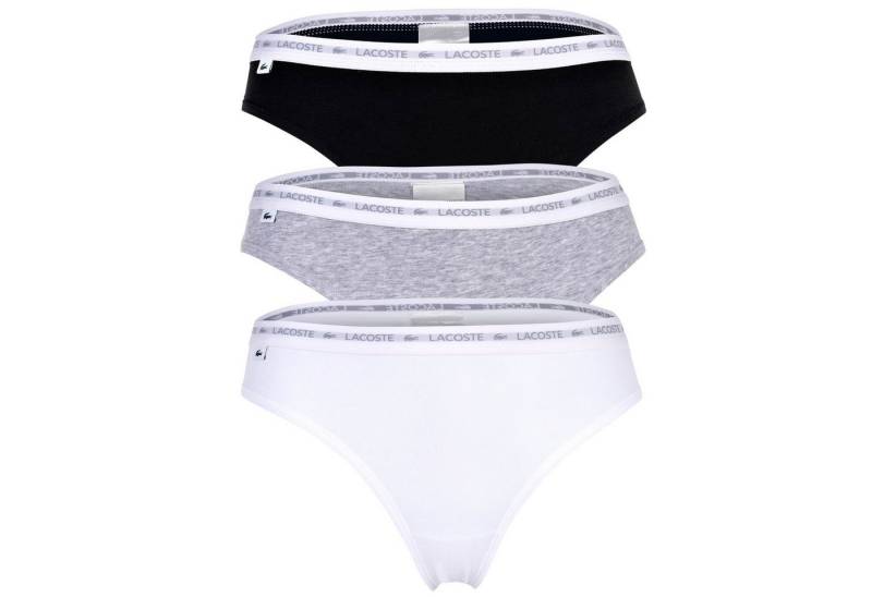 Lacoste String Damen String 3er Pack Baumwolle (Packung, 3er Pack) von Lacoste