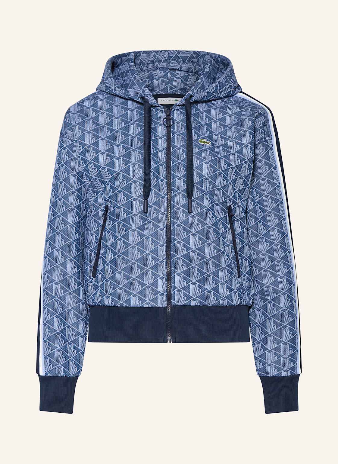 Lacoste Sweatjacke blau von Lacoste