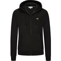 Lacoste Sweatjacke mit Kapuze und Logo-Aufnäher, Classic Fit von Lacoste