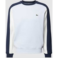 Lacoste Sweatshirt im Colour-Blocking-Design in Hellblau, Größe L von Lacoste