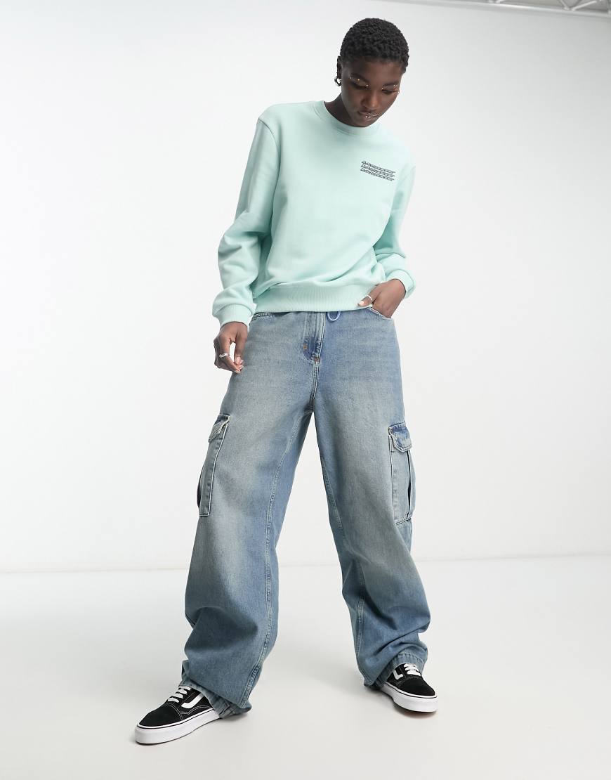 Lacoste - Sweatshirt in Minzgrün mit Logo von Lacoste