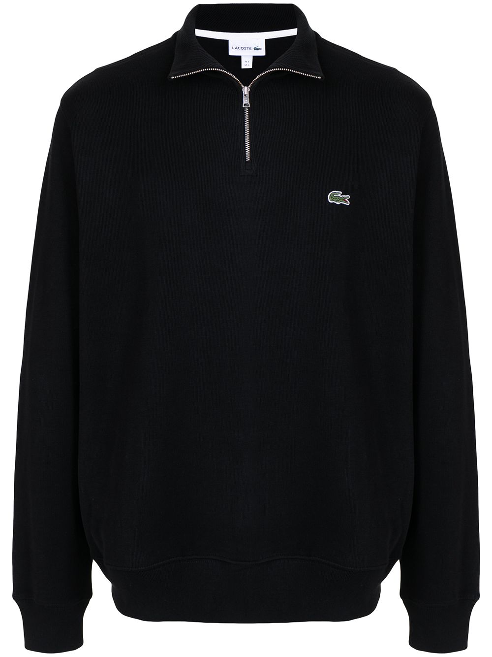 Lacoste Sweatshirt mit Kroko-Stickerei - Schwarz von Lacoste