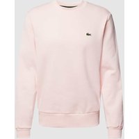 Lacoste Sweatshirt mit Logo-Patch in Rosa, Größe XL von Lacoste