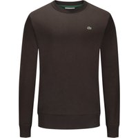 Lacoste Sweatshirt mit kleinem Krokodil-Aufnäher, Classic Fit in L von Lacoste