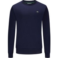 Lacoste Sweatshirt mit kleinem Krokodil-Aufnäher, Classic Fit in L von Lacoste