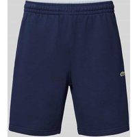 Lacoste Sweatshorts mit Label-Detail in Rauchblau, Größe M Lacoste Sweatshorts mit Label-Detail in Rauchblau, Größe M von Lacoste