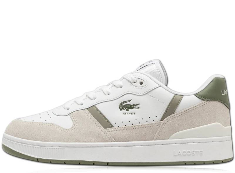 Lacoste T-CLIP SET 225 3 SMA WHITE/KHK Lacoste Herren Sneaker Sneaker von Lacoste