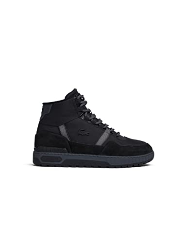 Lacoste Herren Low-Top Sneaker T-Clip WNTR MID 222 2 SMA, Männer Halbschuhe,Turnschuhe,Laufschuhe,schnürer,SCHWARZ/DUNKELGRAU (237),42 EU / 8 UK von Lacoste