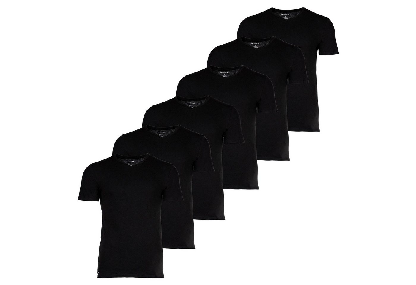 Lacoste T-Shirt Herren T-Shirt 6er Pack Baumwolle (Packung, 6er Pack) von Lacoste