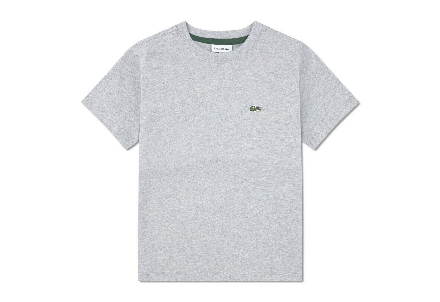 Lacoste T-Shirt Lacoste Kinder-T-Shirt mit Krokodil – Heidekraut Grau von Lacoste