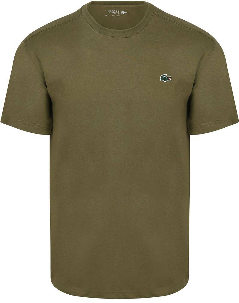 Lacoste T-Shirt Olivgrün - Größe L von Lacoste