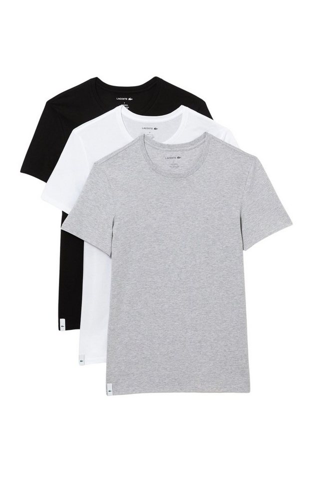 Lacoste T-Shirt T-Shirt Kurzarmshirt 3er-Pack (3-tlg., 3) von Lacoste