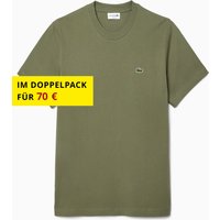 Lacoste T-Shirt aus Baumwolle mit Logo-Aufnäher, Classic Fit in S von Lacoste