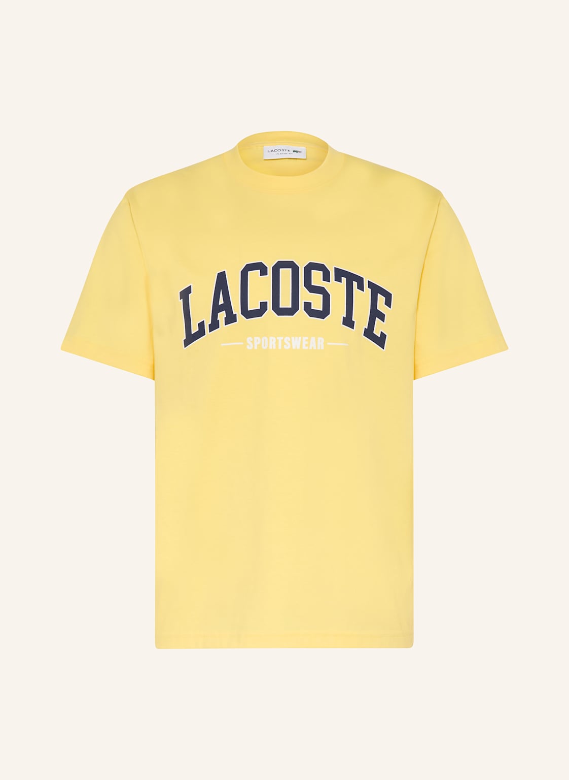Lacoste T-Shirt gelb von Lacoste