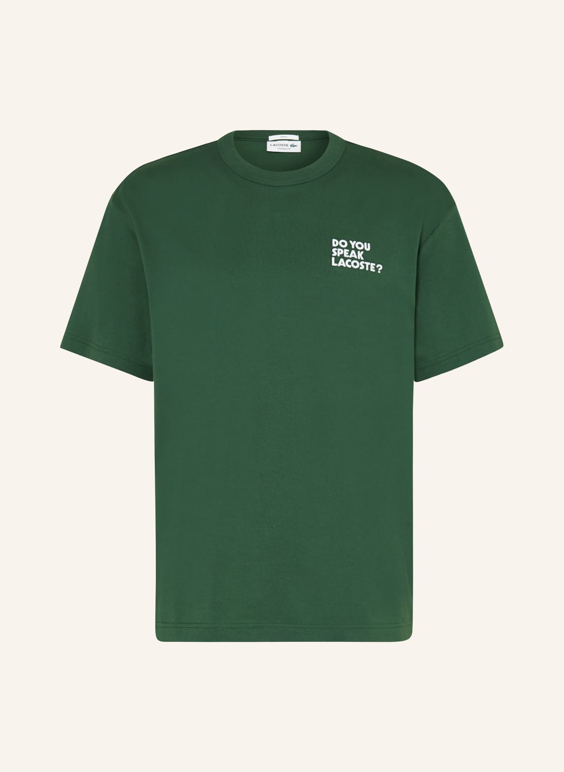 Lacoste T-Shirt gruen von Lacoste