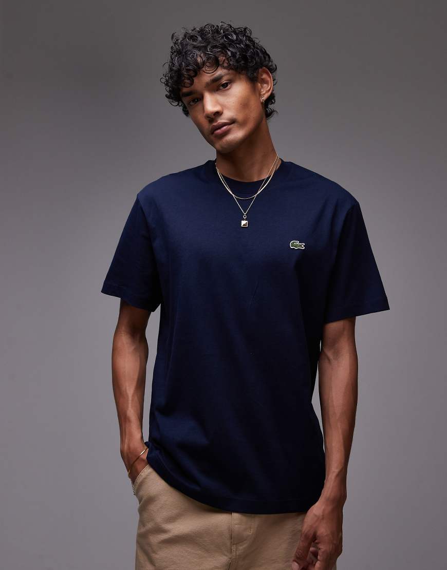 Lacoste - T-Shirt in Marineblau von Lacoste