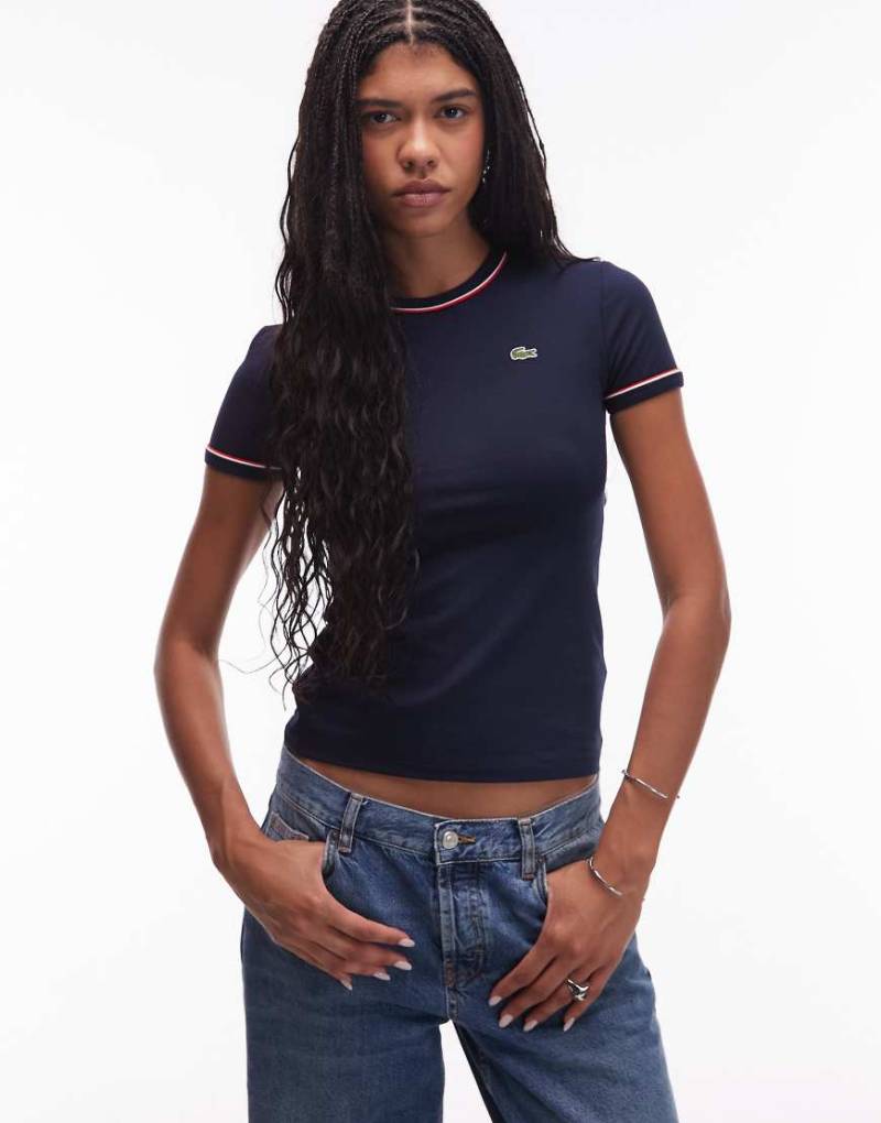 Lacoste - T-Shirt in Marineblau Lacoste - T-Shirt in Marineblau von Lacoste