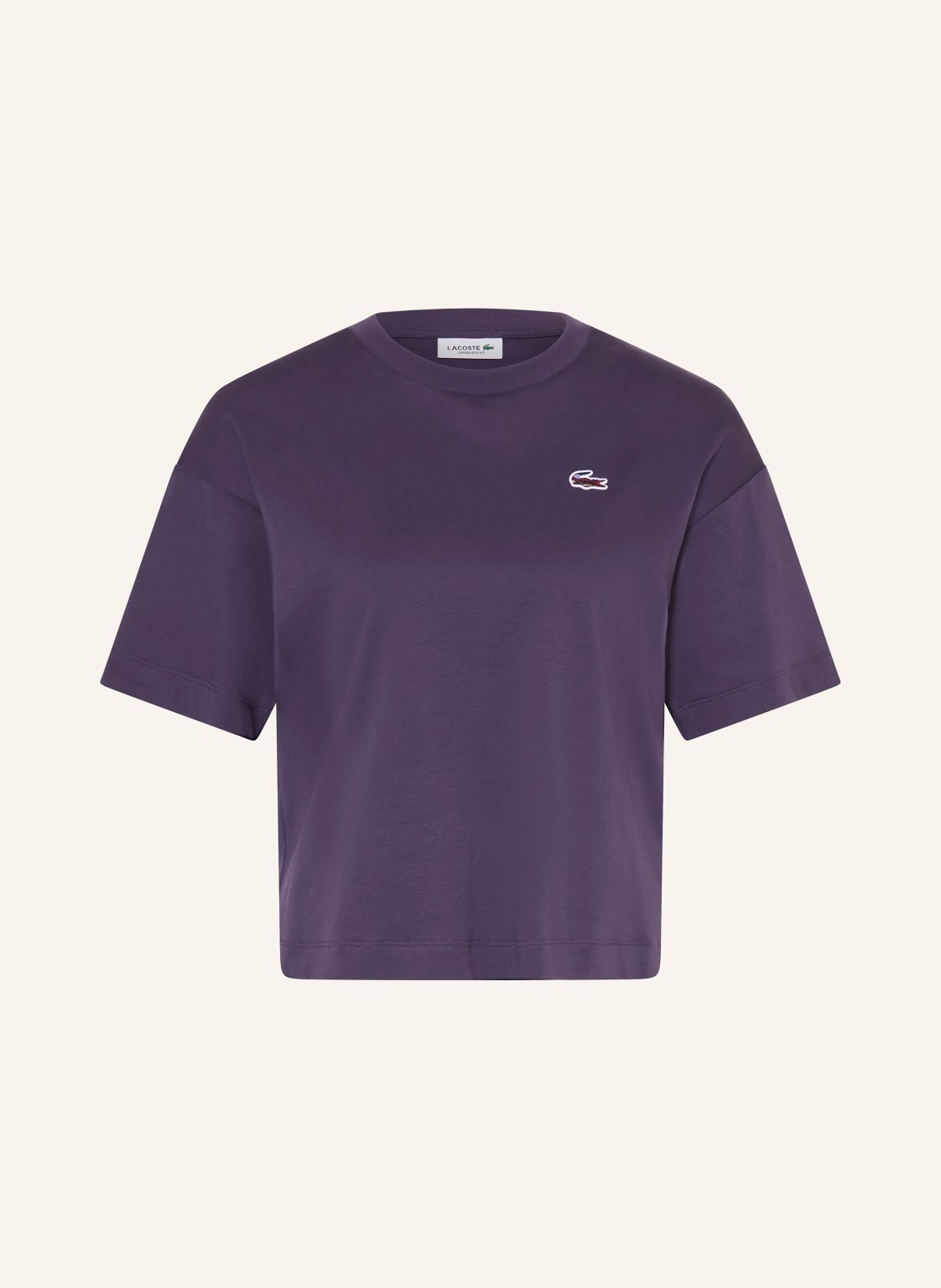 Lacoste T-Shirt lila von Lacoste