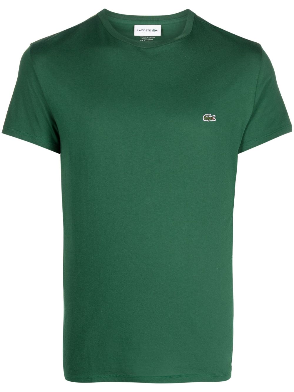 Lacoste T-Shirt mit Logo-Patch - Grün von Lacoste