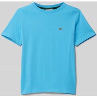 Lacoste T-Shirt mit Logo-Stitching in Royal, Größe 164 von Lacoste