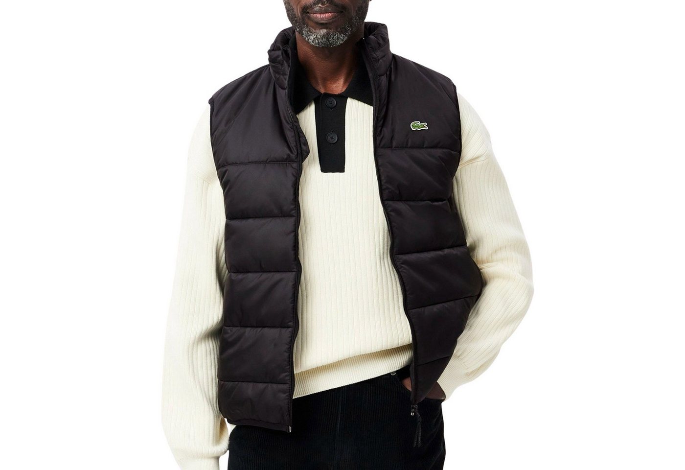 Lacoste Trainingsjacke Herren Waterrepellent Puffer Weste von Lacoste