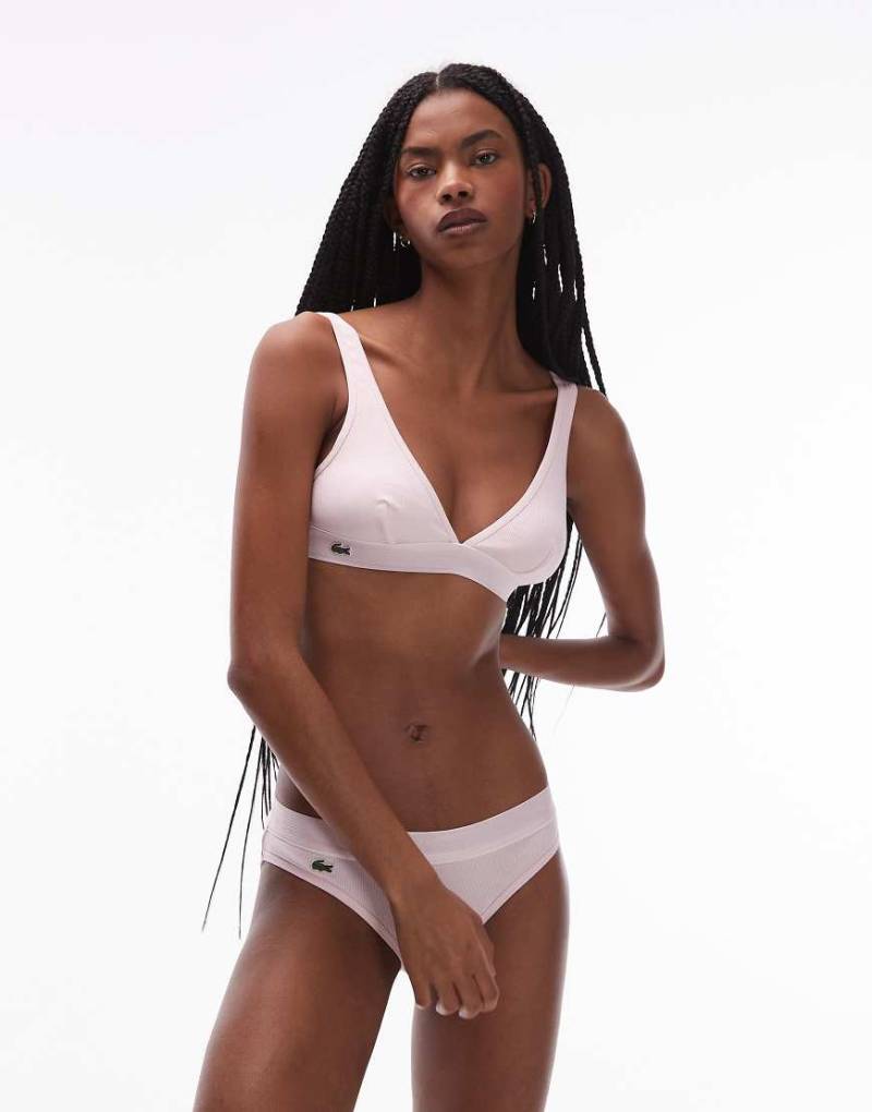 Lacoste - Triangel-BH in Rosa von Lacoste