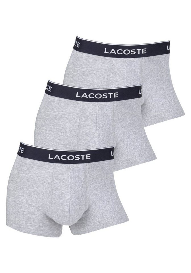 Lacoste Trunk eng Boxershorts Lacoste Herren Premium (Packung, 3-St., 3er-Pack) aus atmungsaktivem Material von Lacoste