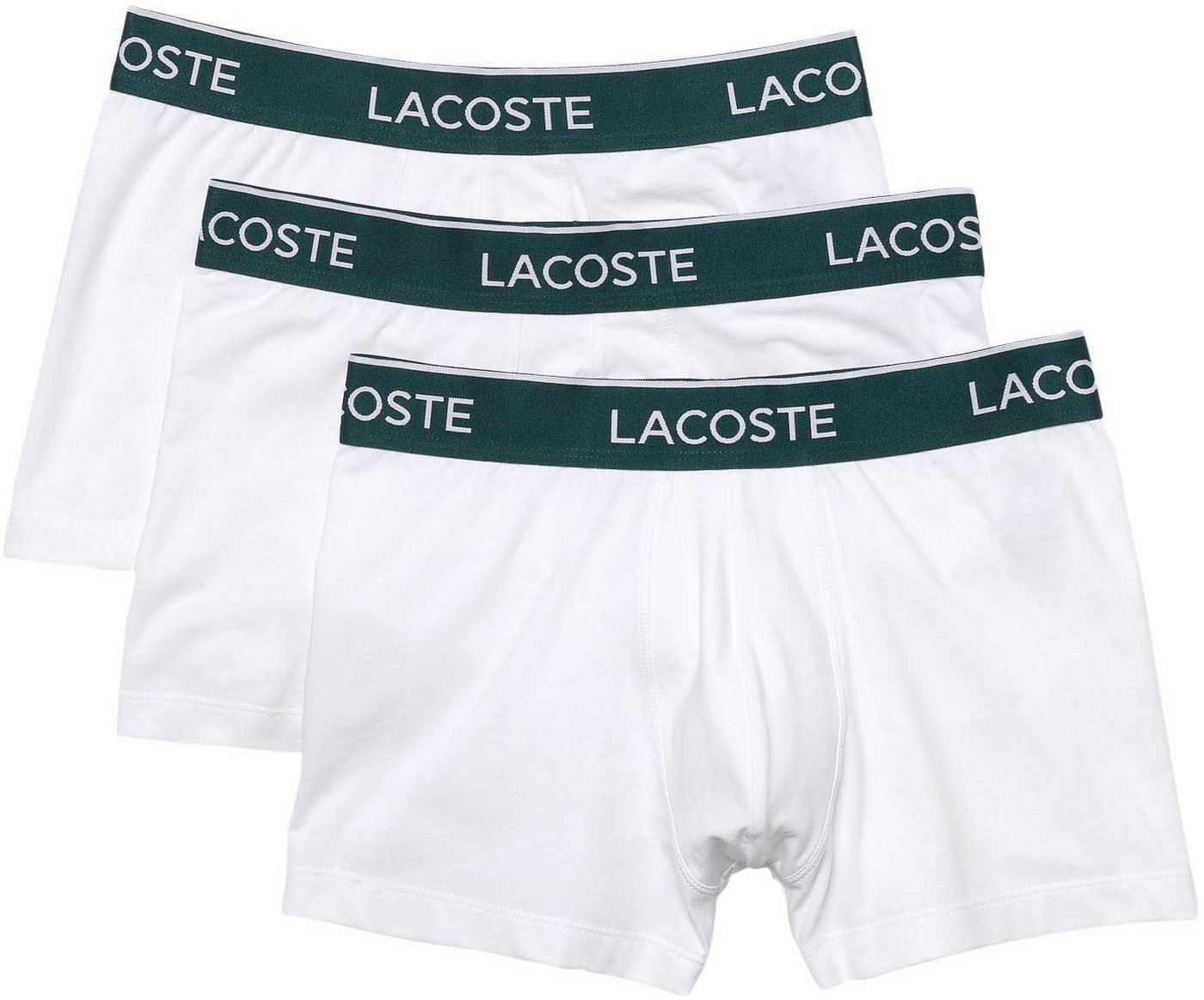 Lacoste Trunk eng Boxershorts Lacoste Herren Premium (Packung, 3-St., 3er-Pack) aus atmungsaktivem Material von Lacoste