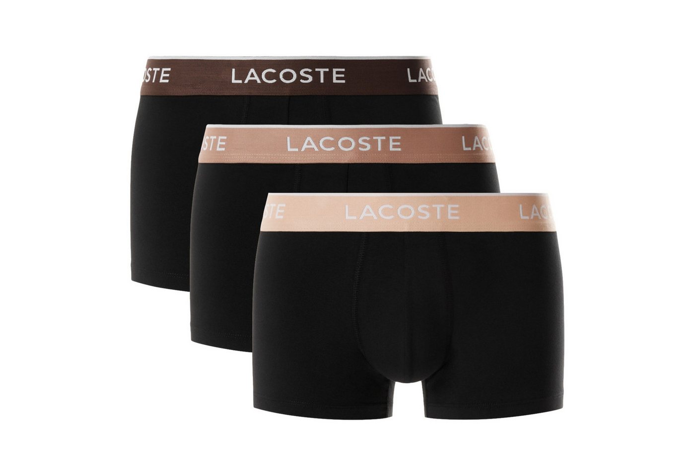 Lacoste Trunk Cotton Stretch Trunks (3-St., 3er Pack) mit Markenschriftzug am Bund von Lacoste