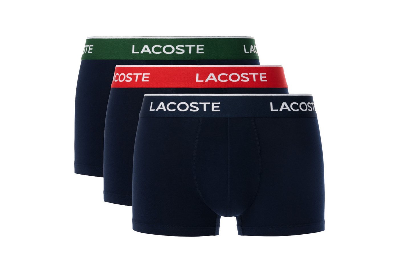 Lacoste Trunk Cotton Stretch Trunks (3-St., 3er Pack) mit Markenschriftzug am Bund von Lacoste