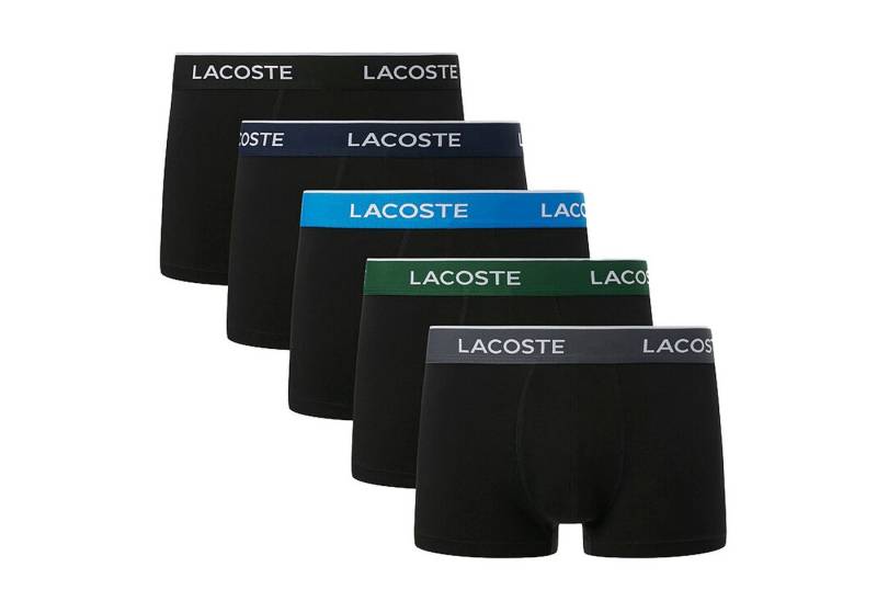 Lacoste Trunk Herren Unterhosen 5er Pack Stretch Baumwolle Lacoste Trunk Herren Unterhosen 5er Pack Stretch Baumwolle von Lacoste