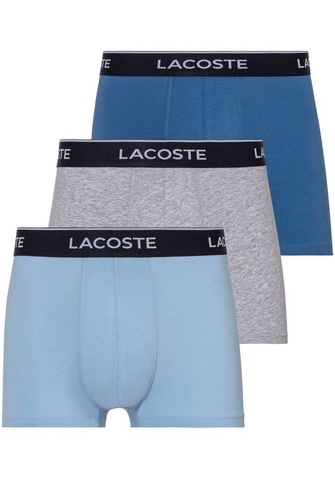 Lacoste Trunk eng Boxershorts Lacoste Herren Premium (Packung, 3-St., 3er-Pack) aus atmungsaktivem Material von Lacoste