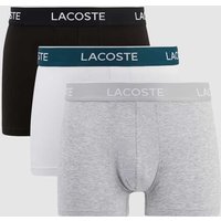 Lacoste Trunks mit Label-Details im 3er-Pack in Weiss, Größe L von Lacoste