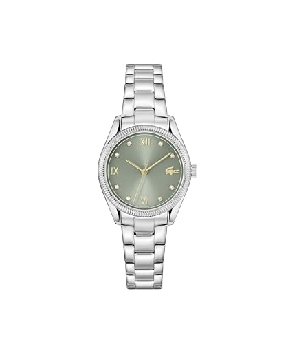 Lacoste Uhr mit DREI-Zeiger-Quarzwerk für Damen Kollektion Parisienne mit Silbernes Edelstahlarmband - 2001421 Lacoste Uhr mit DREI-Zeiger-Quarzwerk für Damen Kollektion Parisienne mit Silbernes Edelstahlarmband - 2001421 von Lacoste